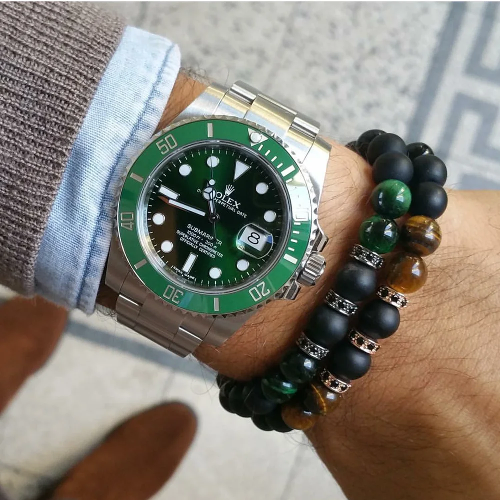 Мужские браслеты от известного бренда Mestylish 8 мм красные тигровые глаза бусины с