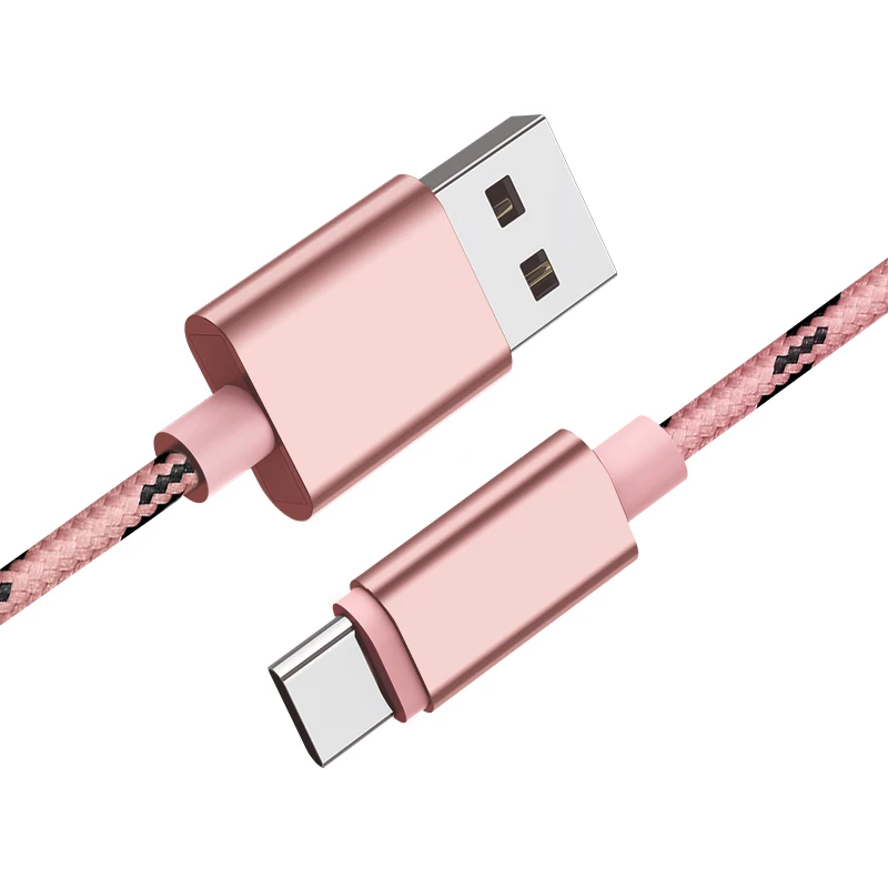 Pink MOFI безопасный USB Type-C кабель для Xiaomi mi 8 Pro Se Lite Быстрая зарядка кабели для передачи данных для Huawei Mate 20 P10 Plus 9 Pocophone зарядное устройство - Цвет: Pink