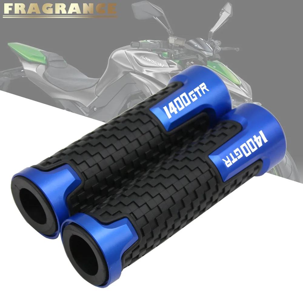 Универсальные алюминиевые Резиновые Нескользящие ручки для мотоциклов с ЧПУ 22