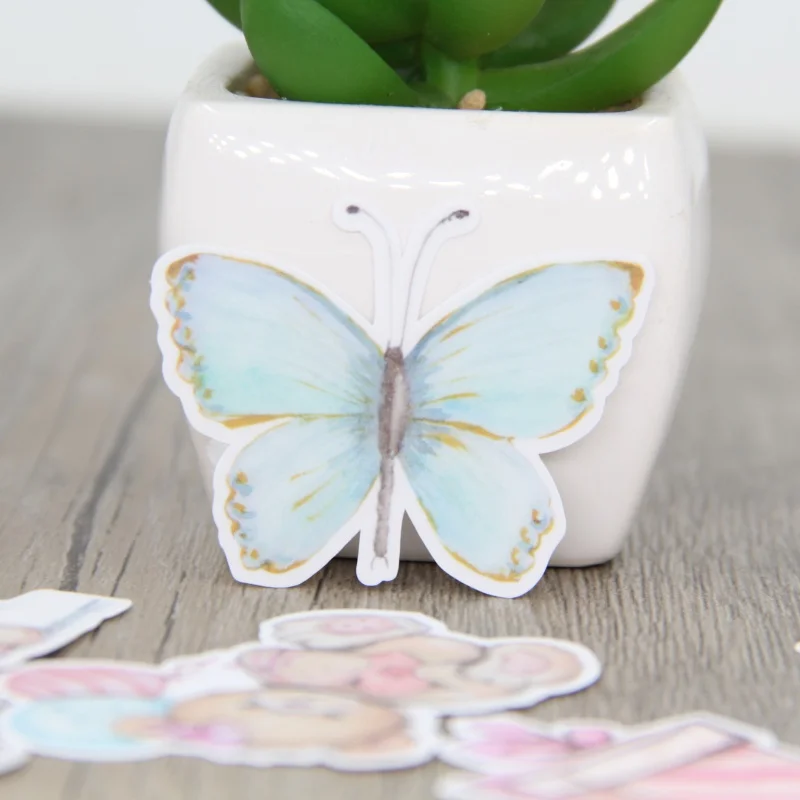 22 шт./компл. ручная роспись акварель Медведь кукла цветочный аккаунт дневник