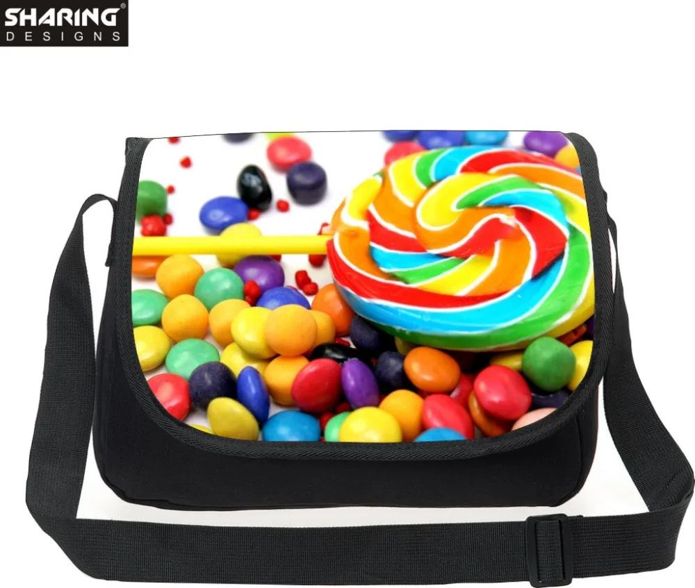 Женская сумка-почтальонка с принтом на одно плечо | Багаж и сумки