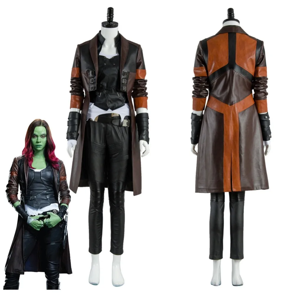 Стражи Галактики 2 Косплей гамора костюм Gamora Tokyo Ghoul» костюм супергероя на Хэллоуин, способный преодолевать Броды для взрослых костюм Индивидуальный заказ