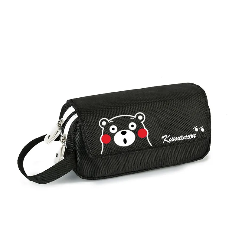 Японский Аниме пенал Kumamon Косплей Студент Молния ручка сумка косметичка Высокая
