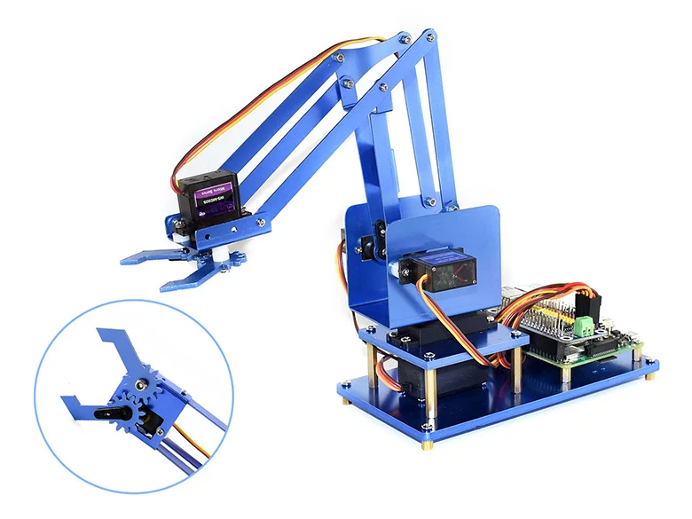 Металлическая рукоятка робота для Pi (для европы) Raspberry 4 DOF легкое управление