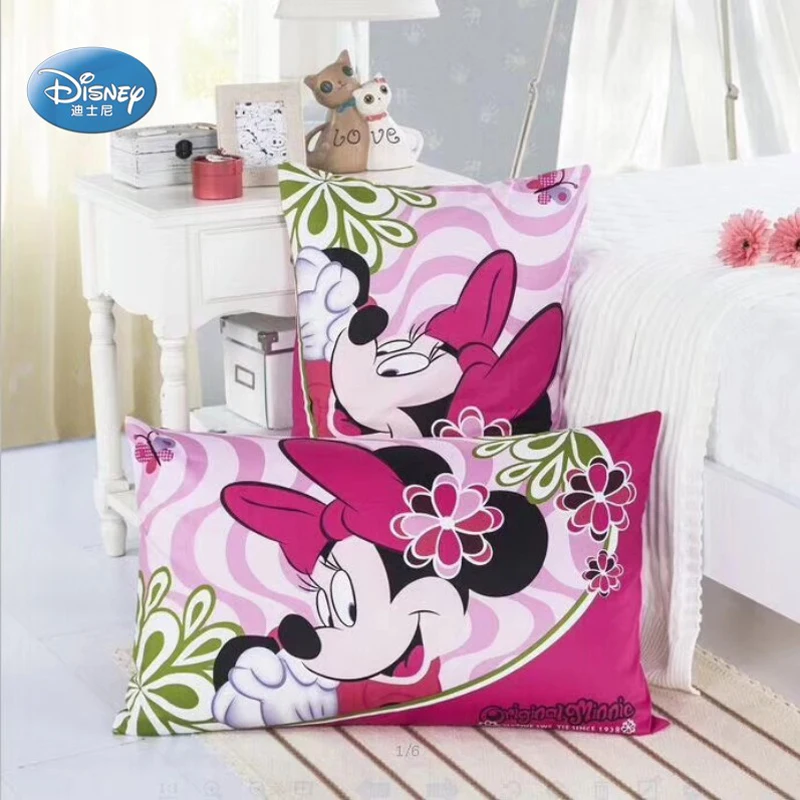 Disney 100% хлопок наволочки 2 шт мультфильм Белоснежка Принцесса Микки Маус пара