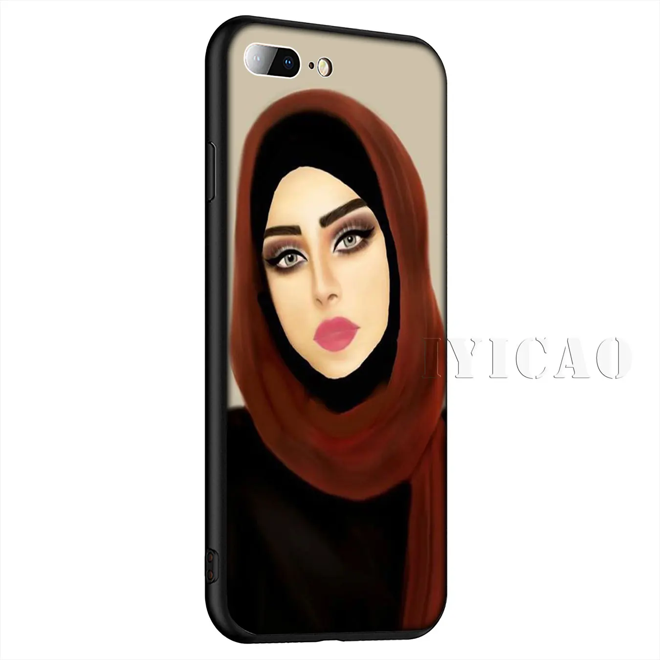 Мусульманский Исламский Черный силиконовый мягкий чехол для iPhone 11 Pro Max XR X XS 8 7 6 6S