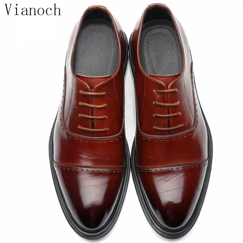 Новинка Модные Мужские модельные туфли Деловые вечерние свадебные