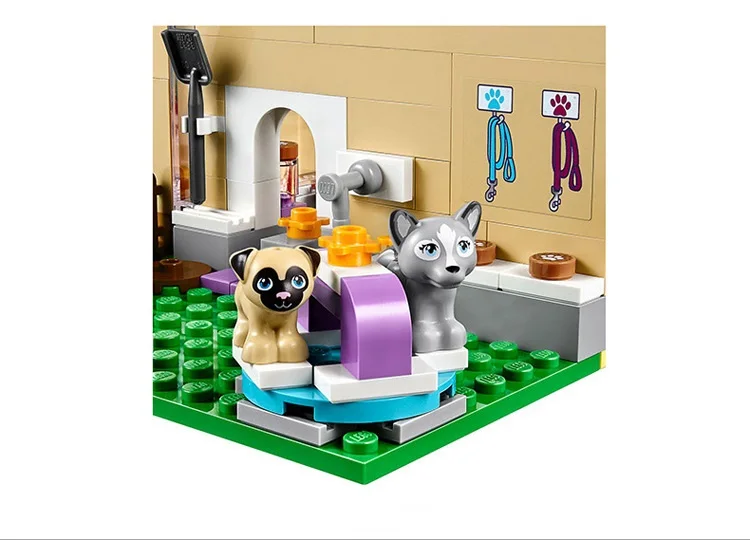 Серии Heartlake Puppy для девочек и друзей совместимые со строительными блоками 41124 lepining