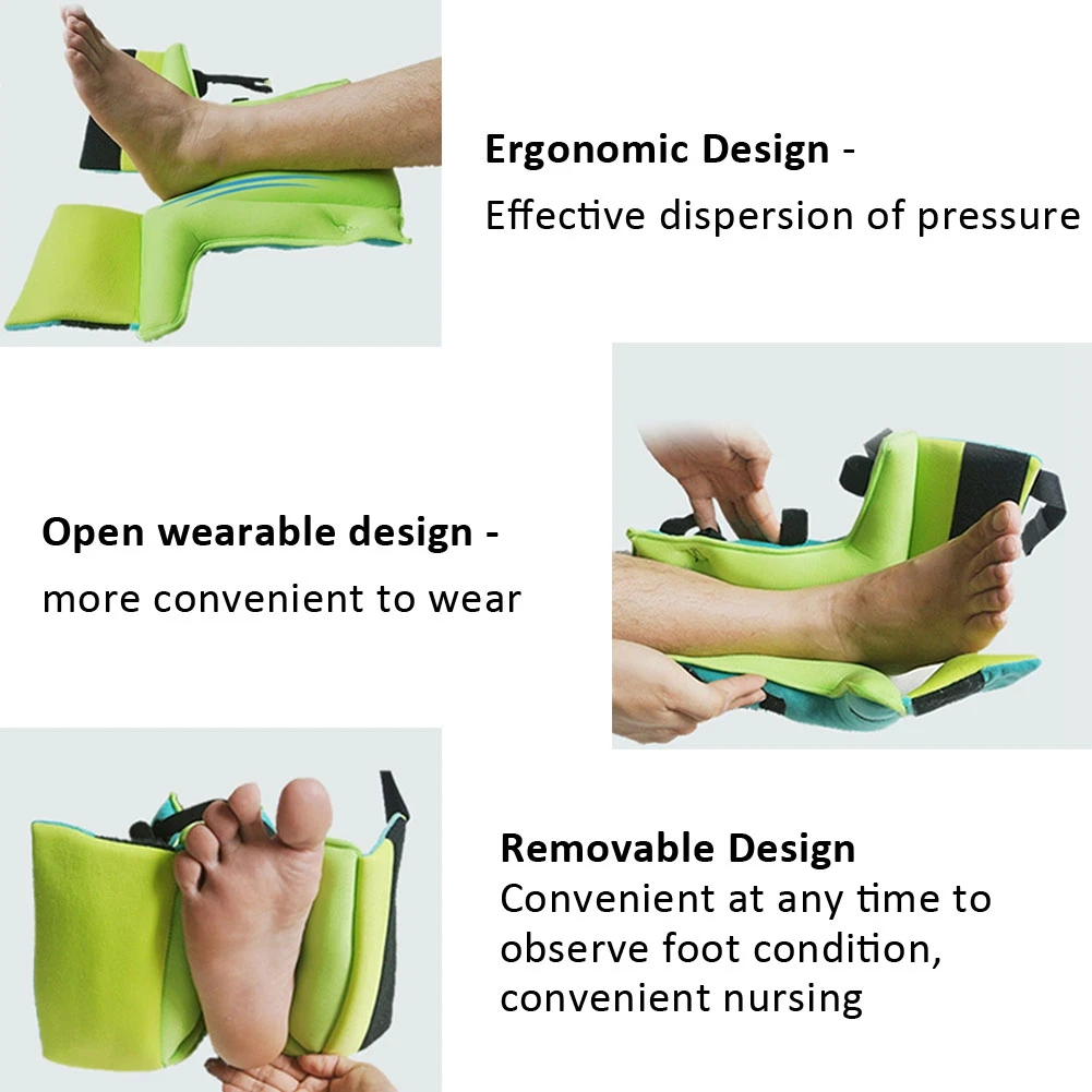 Medical Anti-droop Foot Heel Protector Sleeve Against Bedsore Heel Pad Decompression Foot Ring TeeShoe Cover For Elderly Patient
