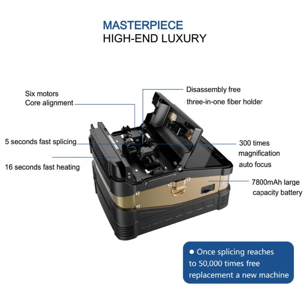 3в1 Ai-8 автоматический волоконно-оптический Кливер машина для резки 5 &quotTFT дисплей