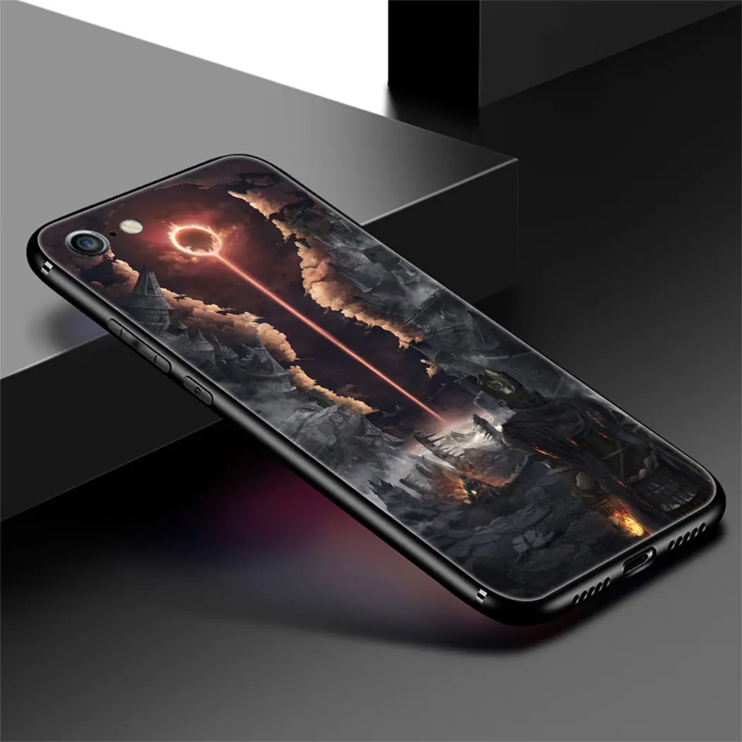 IYICAO темная душа роскошный мягкий чехол для телефона iPhone XR X XS Max 6 S 7 8 Plus 5 5S SE |
