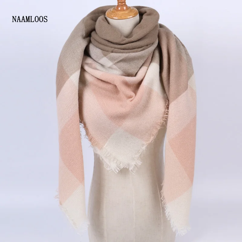 2017 брендовые зимние шарф для Для женщин из мягкого кашемира Одеяло теплые модные