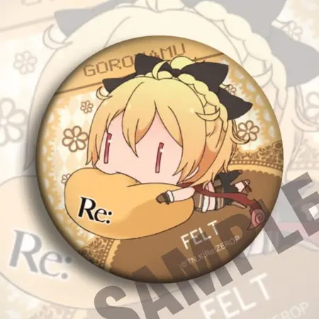 Значки 58 мм Re Zero Emilia Action Figure Life a Different World Sleeping Ver акриловый значок брошь Nice Deco |