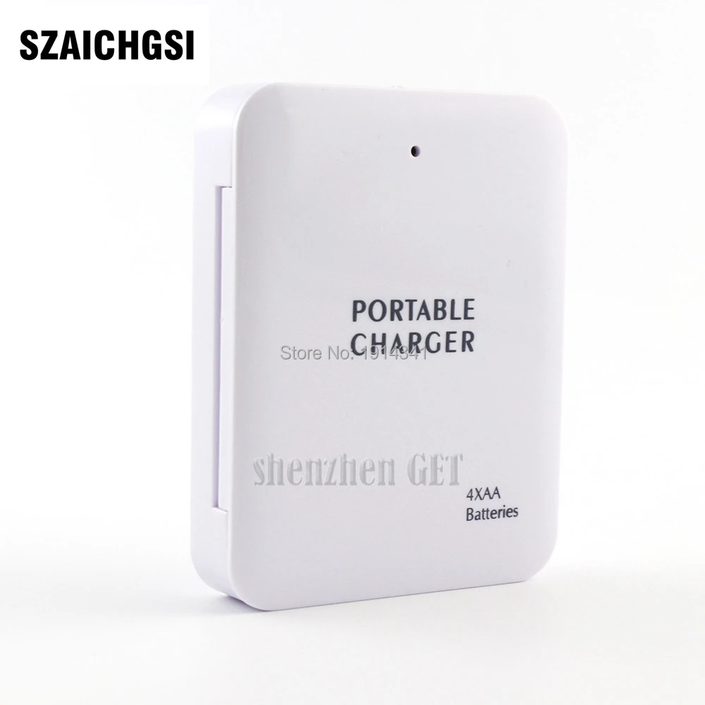 SZAICHGSI Powerbank Portable 4X AA Battery Travel Emergency USB Power Bank Charger for Mobile Phone Wholesale 300pcs/lot | Мобильные
