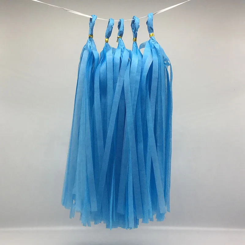 Sky blue 25*35 см бумажный баннер с кисточками на день рождения, свадьбу, вечеринку, день рождения ребенка, рождественские праздничные шары, украшение для одного года - Цвет: Sky blue