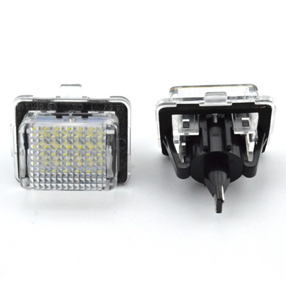 1 пара 18 Led Белый Автомобильный номерной знак для Mercedes benz W204/W212/W216/W221/W207 задний