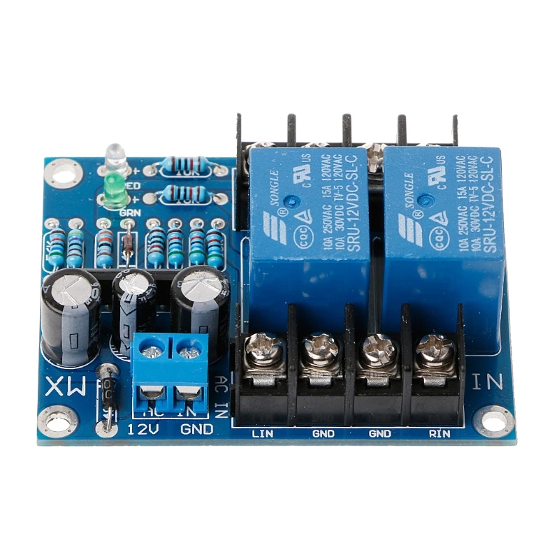 UPC1237 двухканальный динамик защиты печатная плата DC 12-24V Boot Mute Delay