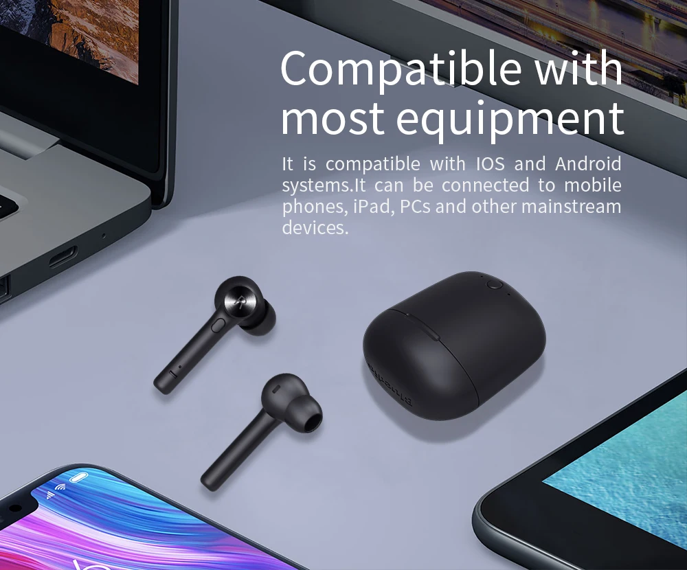 Беспроводные bluetooth 5 0 наушники Bluedio Hi спортивные стереонаушники-вкладыши
