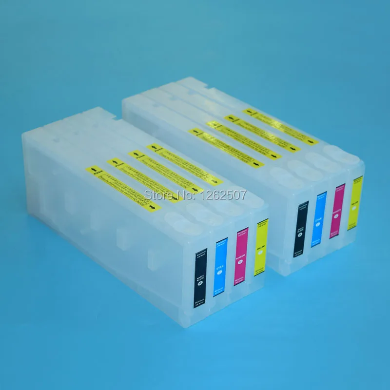 

350ml*8Colors Big Volume Refill Ink Cartridge With Chip Resetter For Epson Stylus Pro 7450 9450 Printer