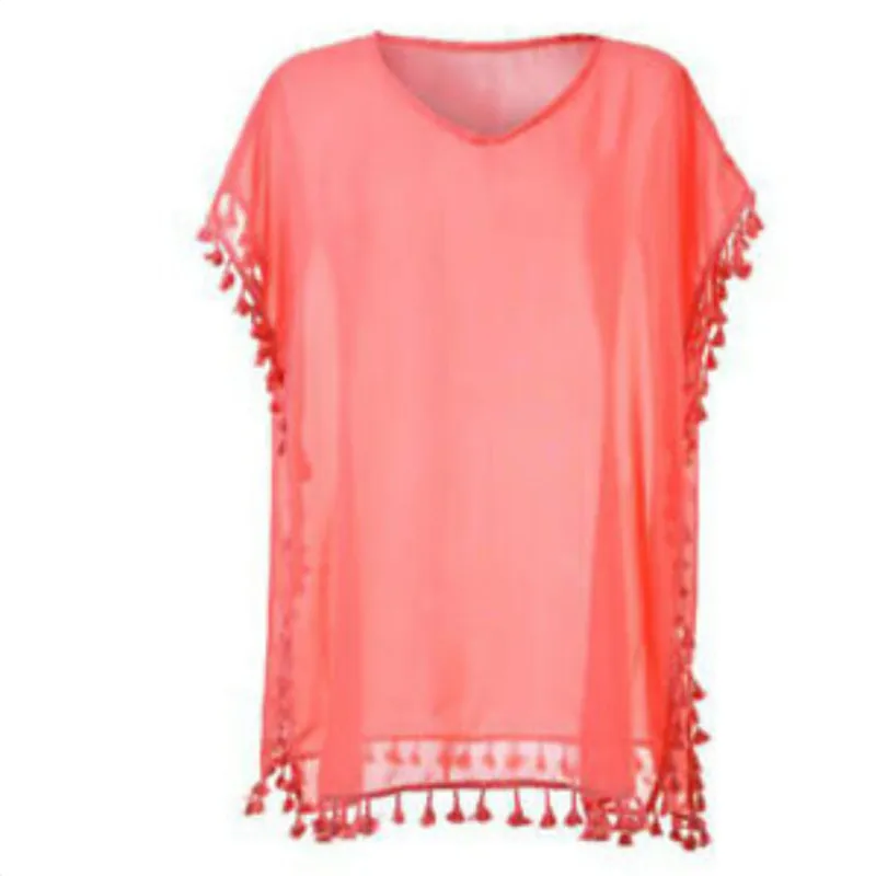 Женский пляжный купальник-бикини с кисточками | Женская одежда