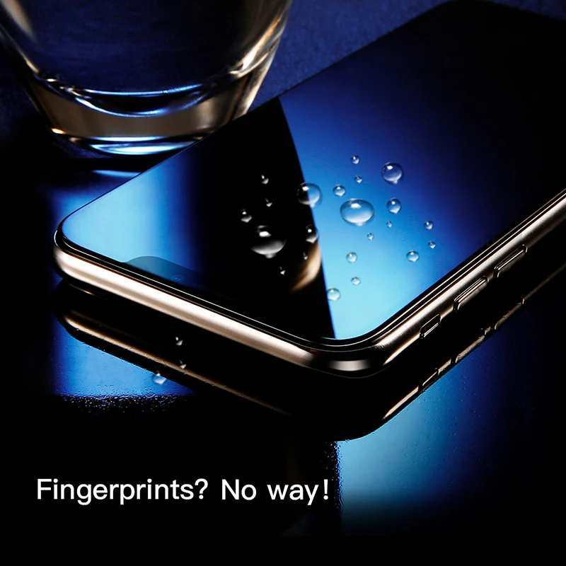 Защитное стекло Baseus закаленное для iPhone X ультратонкое с защитой от синего света