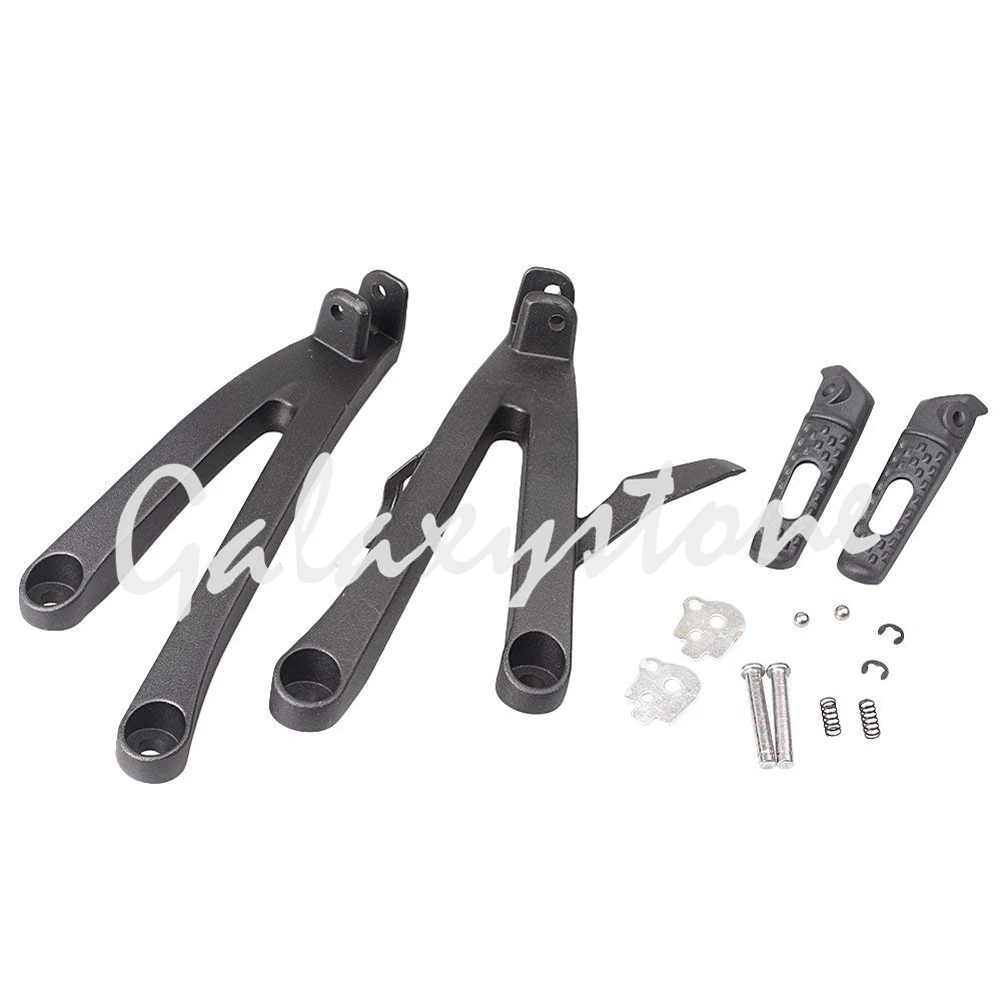 Black Rear Passenger Foot Pegs Bracket Footrest fit for Honda CBR600RR 2007 - 2011 | Rests
