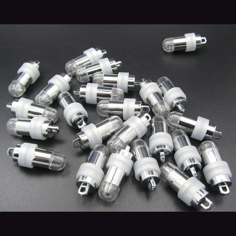 12 шт. светодиодный шар светильник на батарейках s клипсы для воздушных шаров