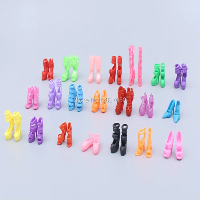 30 шт./компл. микс ручной работы Вечерние 10 платья мода случайный стиль Одежда + 20