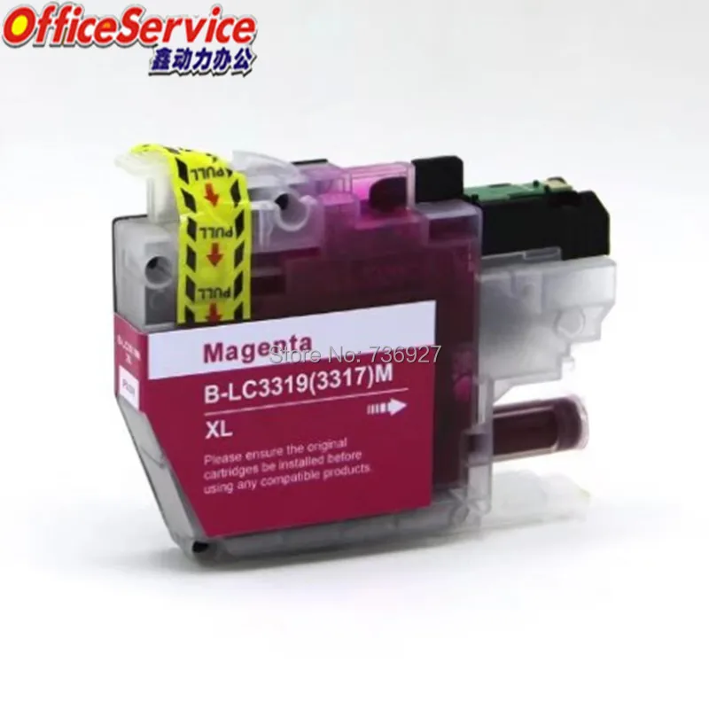 1 черный LC3319 LC3317 LC3319XL Совместимый картридж для брата MFC-J5330DW J5730DW J6530DW MFC-J6730DW MFC-J6930DW