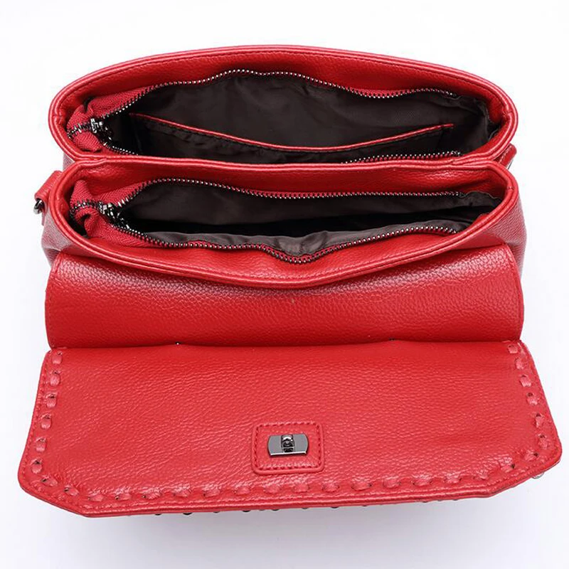 Новая кожаная сумка женская мода леди Crossbody роскошные сумки | Багаж и