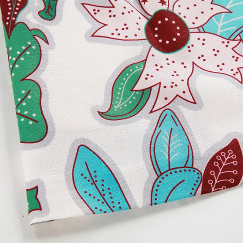 Горячая Распродажа плиссированное платье с принтом кактуса и цветов ручная