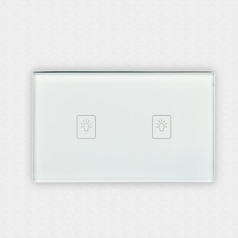 Настенный сенсорный высветильник ель из белого стекла 118*72 мм 110 250 В|led pillar|switch light