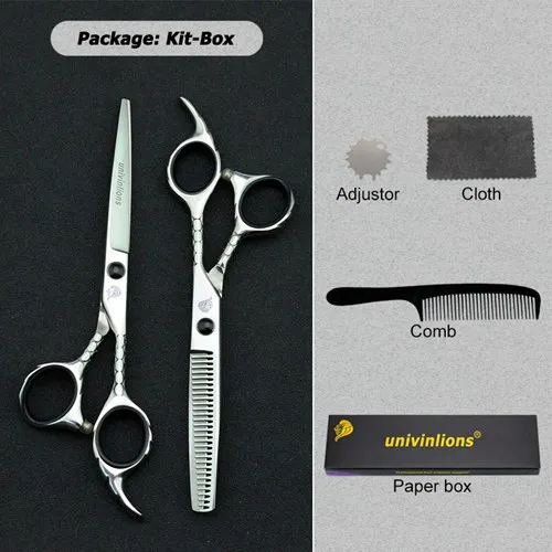 6.0 thread kit box 5,5/6,0 Профессиональные Парикмахерские ножницы Япония сталь ножницы для стрижки волос ножницы парикмахер салон Инструменты для истончения волос ножницы - Цвет: 6.0 thread kit box