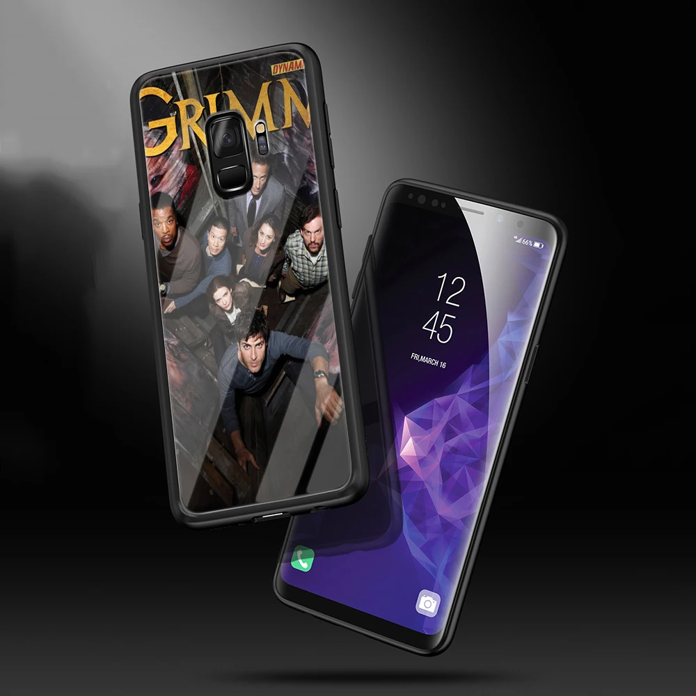 Мягкий чехол Lavaza Grimm из закаленного стекла для Samsung Galaxy S8 S9 S10 Plus Note 8 9 A30 A50 A70 |