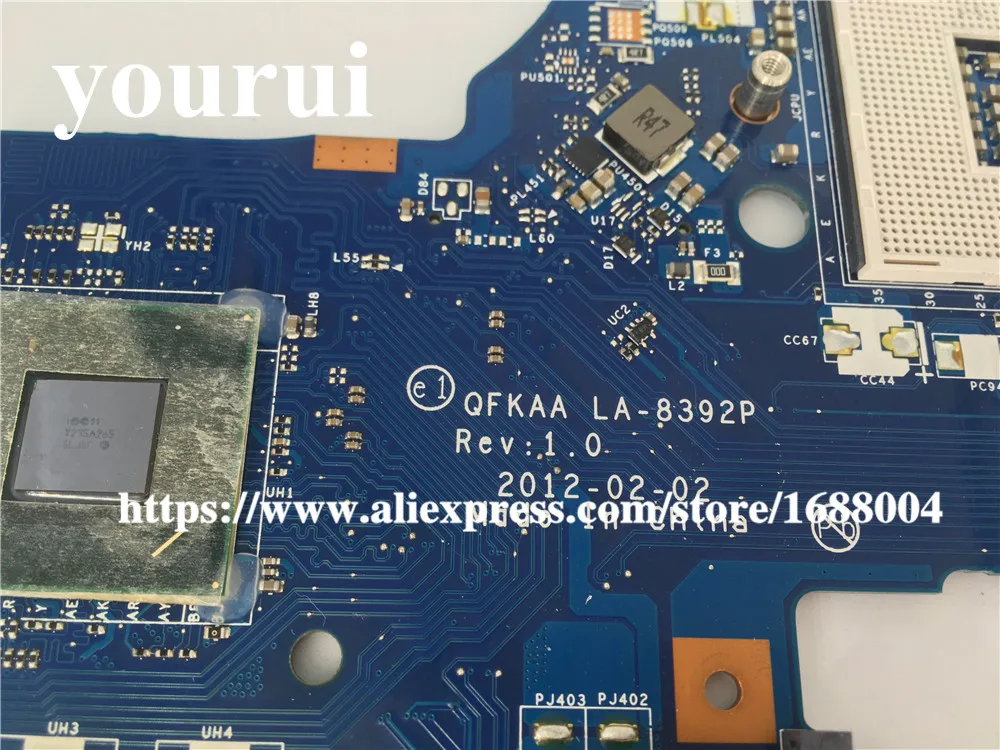 Отлично подходит для Toshiba P855-S5312 P850 P855 Материнская плата ноутбука HM76 DDR3 K000135150 qfkaa LA-8392P рабочих