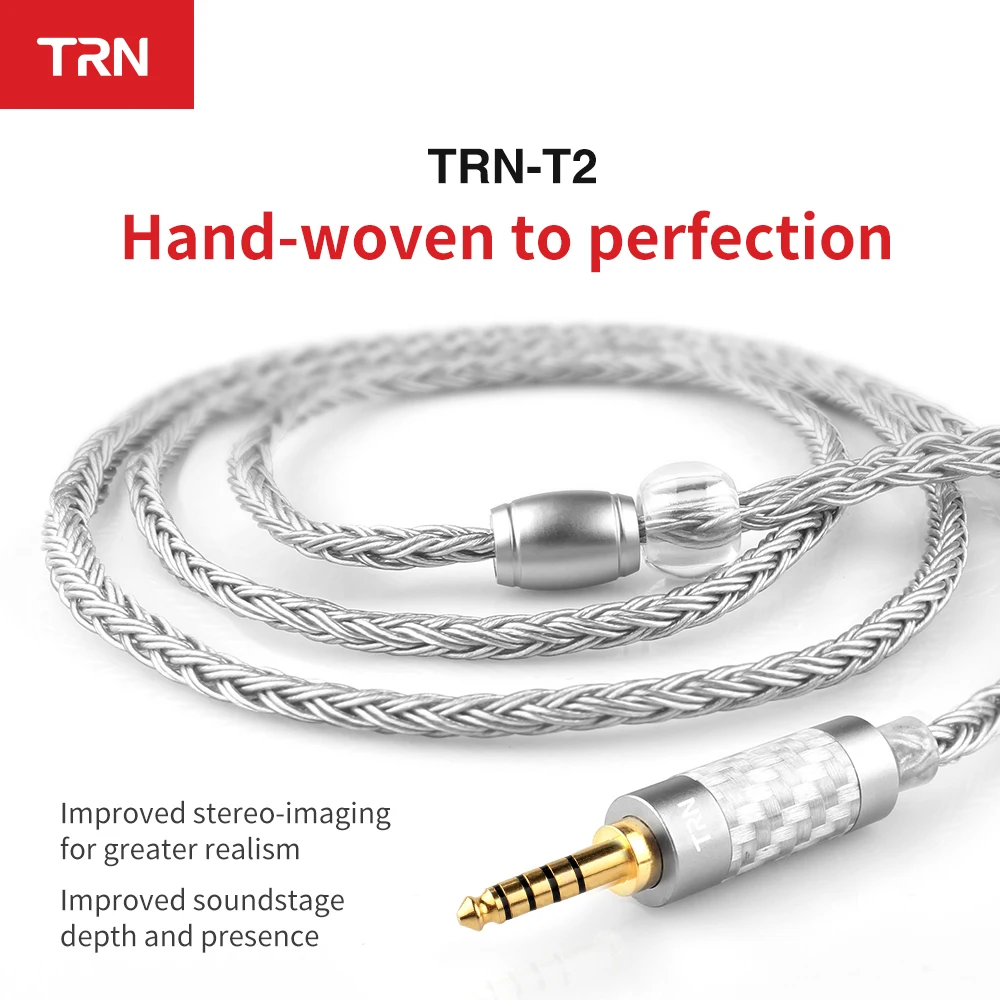 16core OCC обновления с серебряным покрытием наушники съемный кабель гарнитуры