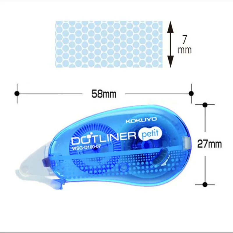 2 шт. Kokuyo Dot Glue D100 мини Dot дозирование Financial двусторонняя клейкая лента для рук клейкая лента детская Студенческая Подарочная канцелярская