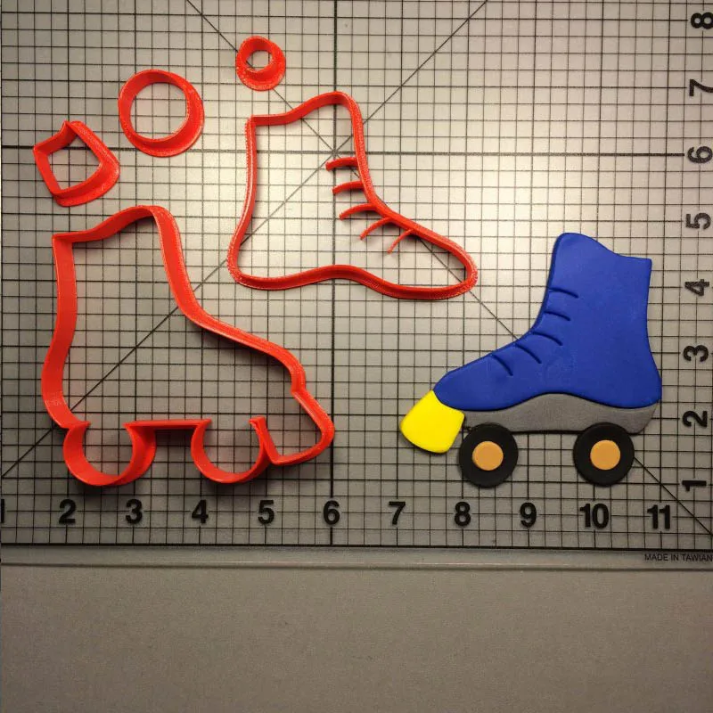 Изготовленные на заказ 3D компьютерные роликовые коньки печенья ремешок для