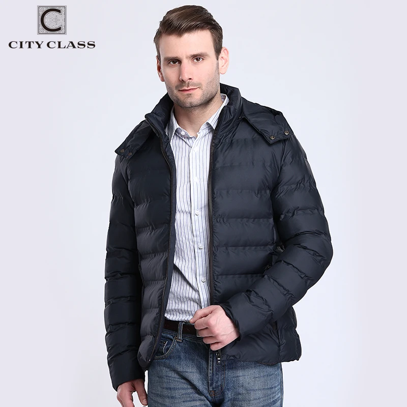 Город класса новый Толстая теплая зимняя куртка Для мужчин пальто Fishion