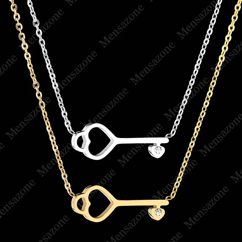 Ожерелье MENSAZONE из нержавеющей стали с кольцом для ключей | Украшения и аксессуары