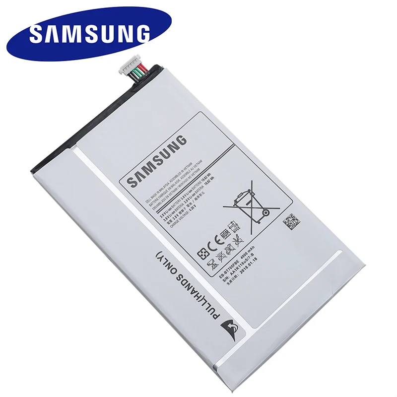 SAMSUNG оригинальный запасной EB-BT705FBE батареи для Samsung GALAXY Tab S 8 4 T700 T705 аутентичный