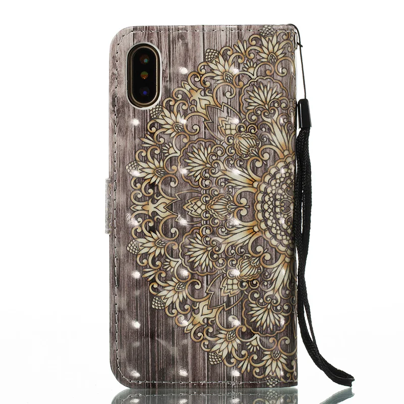 Easterm Роскошные Bling 3D Хрустальный цветок Алмазный флип телефон кожаный чехол с