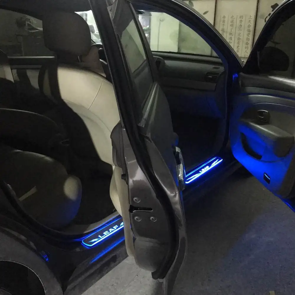 Подходит для NISSAN E POWER светодиодное освещение пороговое износостойкая пластина
