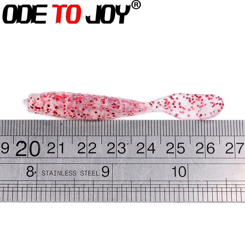 ODETOJOY60pcs/мягкий lureTTail мягкой червь 1 68 г 7 см весло хвост воблер Рыбалка мягкие
