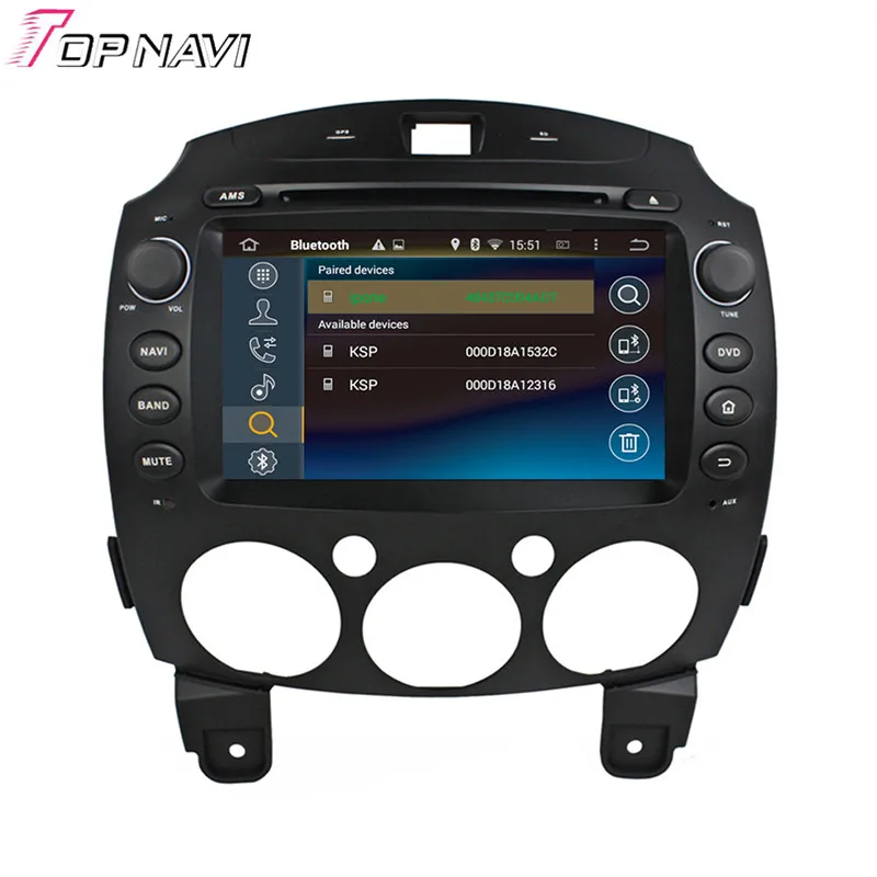 Topnavi 8 ''Восьмиядерный 4 ГБ Android 6 0 Автомобильный видео плеер Авто аудио DVD ПК