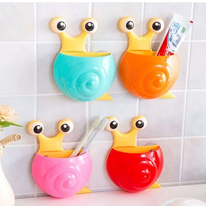 Милый держатель зубной щетки улитки пчелы товары для дома ванной настенное
