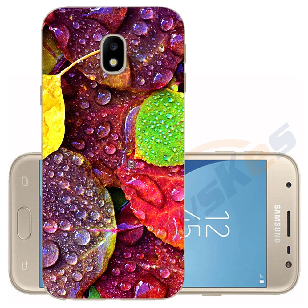 19 Чехол для телефона для samsung Galaxy J5 EU J530 J530F Мягкий Силиконовый ТПУ Защитное приспособление в виде цветка чехол для samsung J3 EU J330 бампер - Цвет: 19