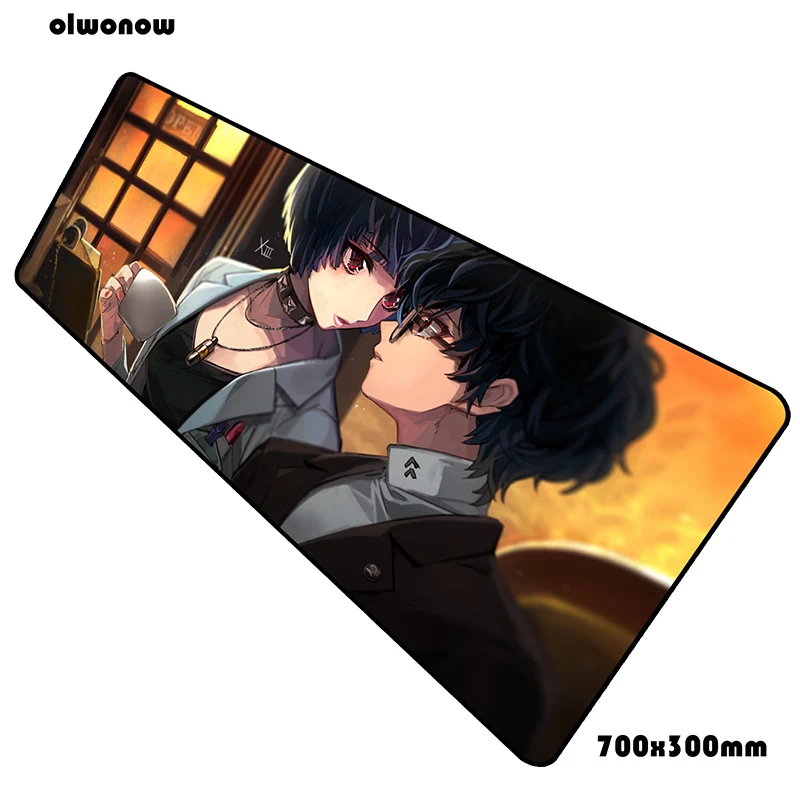 Size 700x300x2mm Persona 5 Коврик для мыши, 70x30 см, игровой коврик для мыши, аниме, милый офисный коврик для ноутбука, Настольный коврик, высококлассный коврик для игры, pc gamer, коврики - Цвет: Size 700x300x2mm