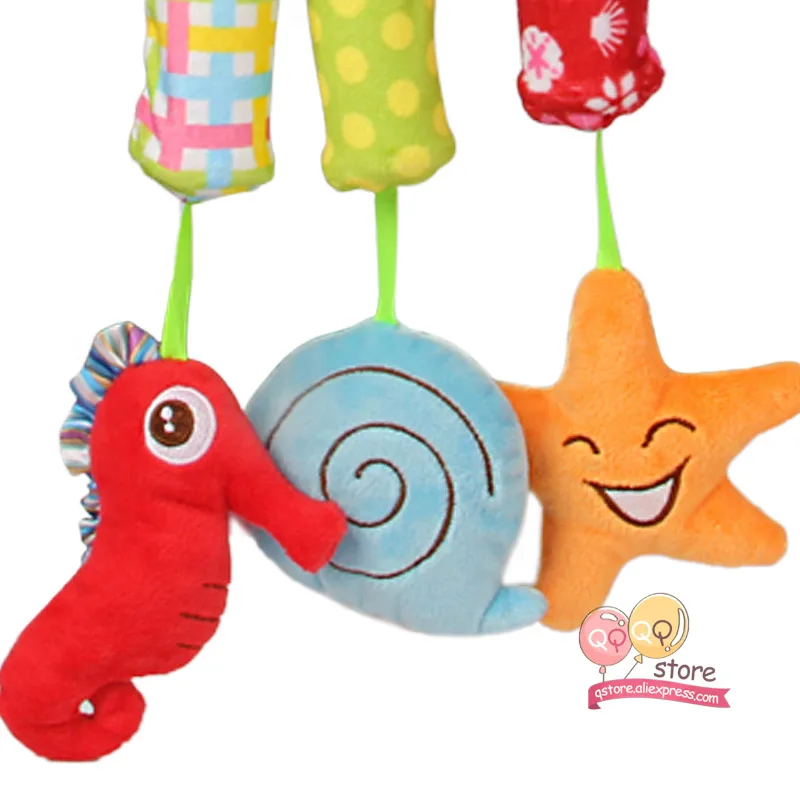 Happy Monkey Wind Chime возьмите с собой животных стилей детские кроватки коляска Мягкая Кровать Висячие колокольчики погремушки игрушки для детей подарок