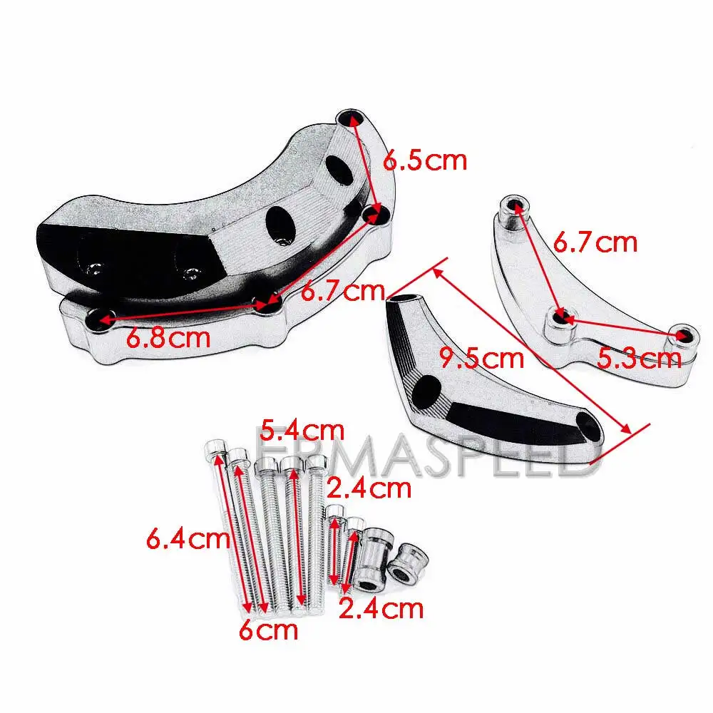 

Motorcycle Engine Guard CNC Aluminum Engine Sliders Protectors Modified Accessories for Yamaha MT09 FZ09 ABS Tracer 2014-2016